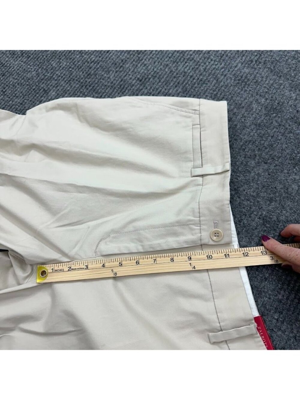 Talbots The Perfect Chino Pants Curvy Career Trousers Womens Plus Size 16W NEW - Picture 7 of 7